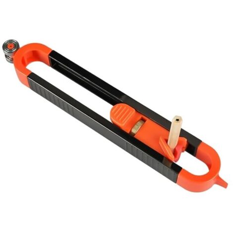 Misuratore di contorni collegabile KZQ, misuratore per forme irregolari, righello per la misurazione dell'arco per la lavorazione del legno, righello per la misurazione dell'angolo