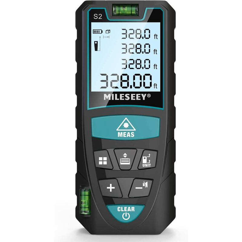 Misuratore di distanza laser da 100 m, 2 livelli