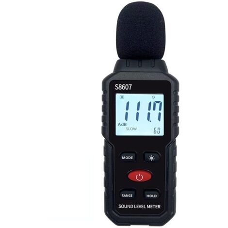 Misuratore di livello sonoro digitale, per aule scolastiche domestiche, misuratore di rumore DB da 30 a 130 dBA, lettore di rumore in decibel