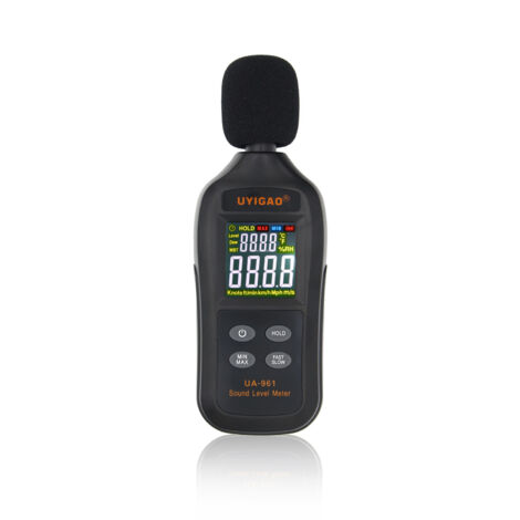 Misuratore di livello sonoro digitale portatile nero UA961