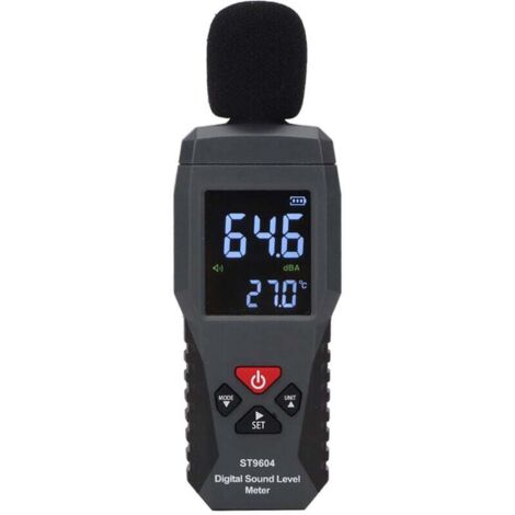 Misuratore di livello sonoro Ulisem, misuratore di livello audio digitale da 30 a 130 dB, registratore di livello sonoro, misuratore di rumore, misuratore di livello audio digitale