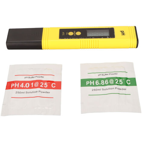 Misuratore di pH digitale 0,01, tester tascabile ad alta precisione per la qualità dell'acqua, intervallo da 0 a 14 per acquari e piscine.