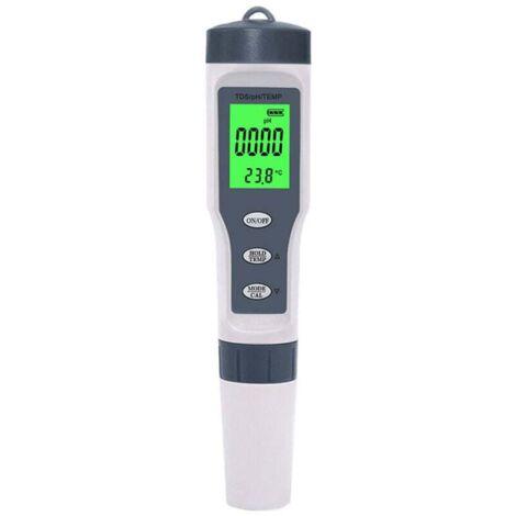 Misuratore di pH digitale, tester della qualità dell'acqua per test di pH/TDS/temperatura, alta precisione, test per acqua potabile, casa, piscina, acquario