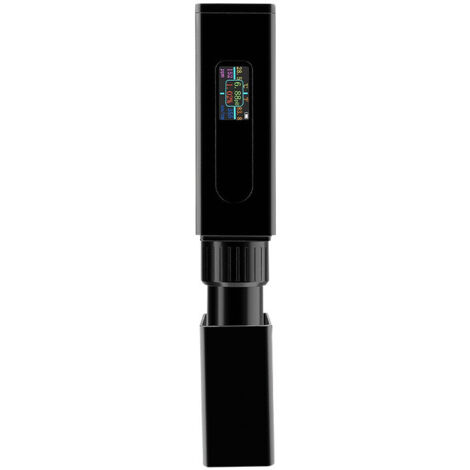 Misuratore di pH, temperatura, EC e TDS ricaricabile ad alta precisione 5 in 1 per acqua potabile domestica, acquario, piscina, spa idroponica, giardino, piscina e acquario