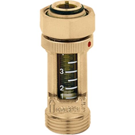 Misuratore di portata autopulente Caleffi 669050  Ottone