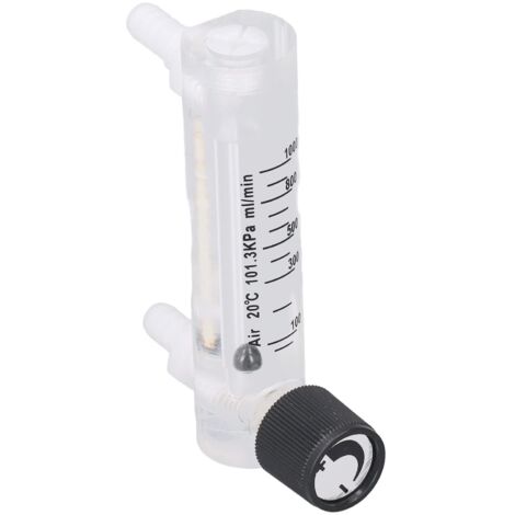 Misuratore di portata del gas, misuratore di portata del pannello regolabile dell'aria, misuratore di portata di controllo 10-1000 ml/min per convertitore di gas ossigeno-aria