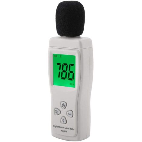 Misuratore di qualità del suono, lettore di livello di pressione digitale ad alta precisione, misuratore di livello sonoro da 30 a 130 dBA con ampio display LCD per l'industria