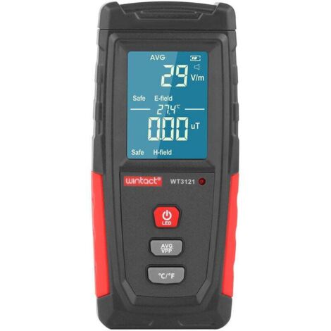 Misuratore di radiazioni elettromagnetiche e magnetiche LCD per telefoni e computer