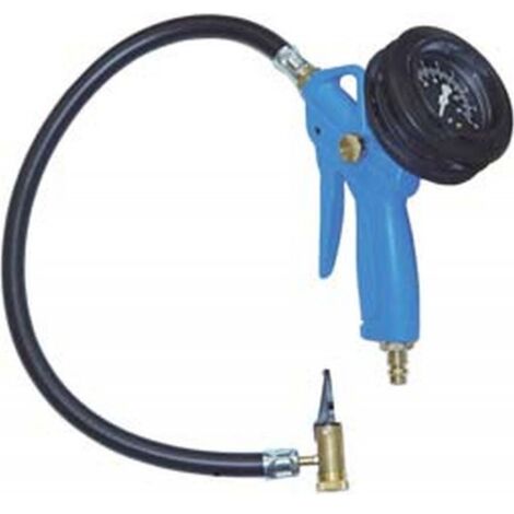 Misuratore di riempimento pneumatico Handreifenfüllmesser pneulight non calibrato, con connettore a innesto rapido DN 7,2