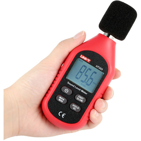 Misuratore di rumore UT353 misuratore di decibel spedito senza batteria