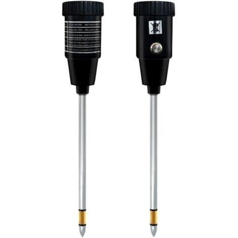 Misuratore di umidità del pH del terreno (26×5×5cm), tester di pH del terreno sensibile ad alta precisione 2 in 1 e igrometro con sonda in metallo antiruggine