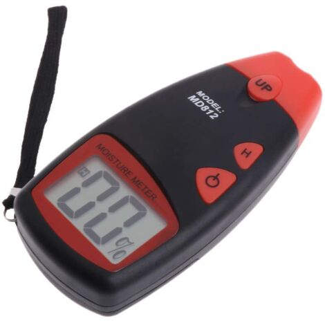Misuratore di umidità digitale per legno MD812 LCD a 2 pin, misuratore di umidità per piante, sensore di umidità per terreno, misuratore di umidità, igrometro, analizzatore di nutrienti con luce solar
