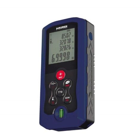 MISURATORE LASER MAURER PLUS fino a 70 metri Protezione IP54