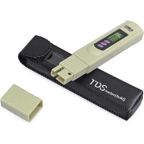 Misuratore LCD TDS-3 per tester di qualità dell'acqua potabile, misuratore di temperatura digitale PPM, analizzatore a penna per la misurazione dell'acqua potabile, idroponica, acquario, piscina e spa