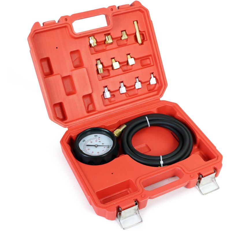Misuratore pressione olio Tester Strumento di misurazione olio Set 0 - 35 bar