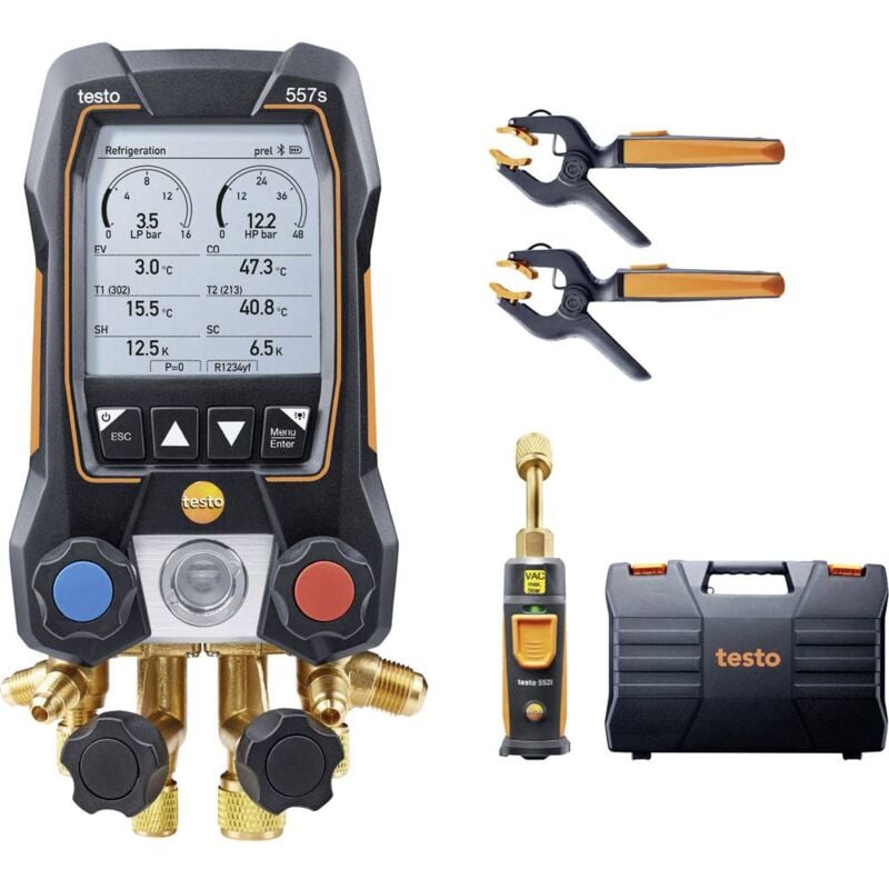 Image of Testo - Misuratore refrigerante 557s Smart Vakuum Set