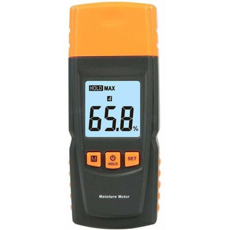 Misuratore/tester di umidità - Misurazioni precise - Legno e materiali - Versatile - Visualizzazione su schermo digitale - Facile da maneggiare