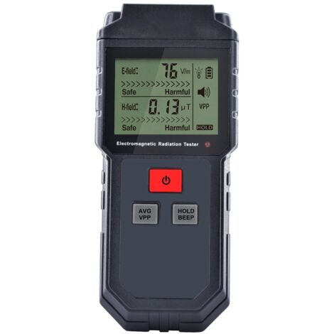 Misuratori EMF, tester EMF, rilevatori EMF digitali LCD portatili, ottimi tester per controlli EMF a casa, in ufficio, all'aperto e per la caccia ai fantasmi