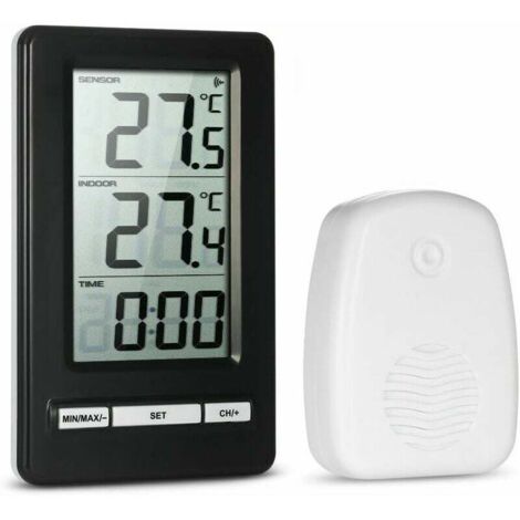 Misurazione della temperatura con termometro LCD digitale wireless per interni ed esterni