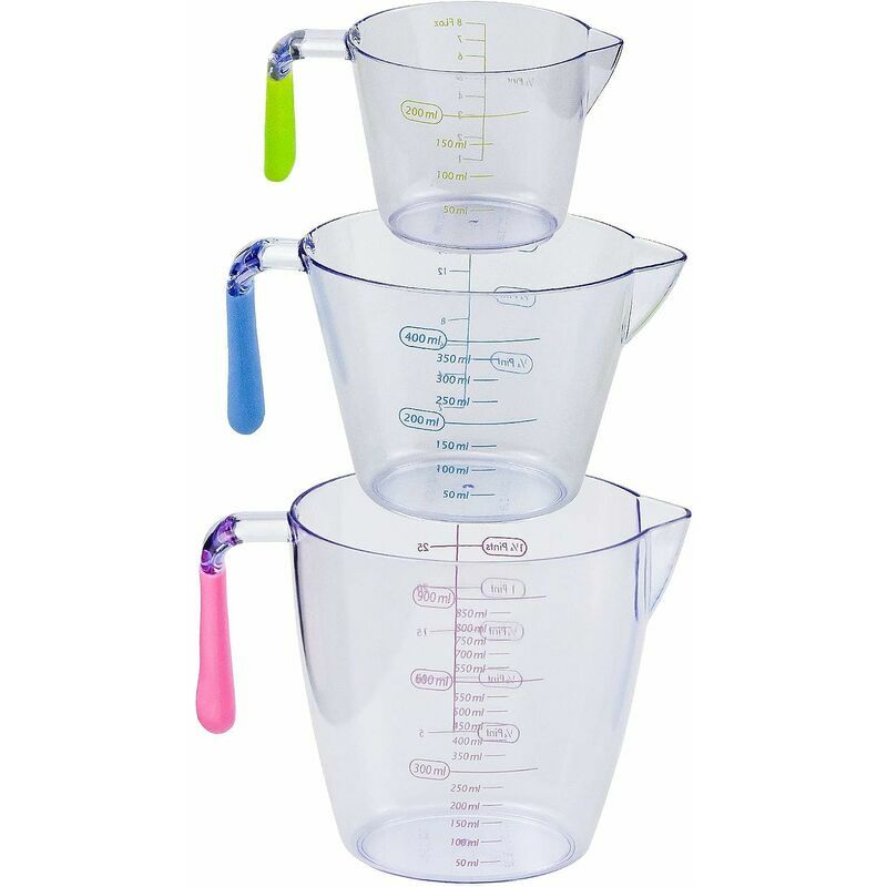 FVO - Misurino in plastica da 3 pezzi, misurino