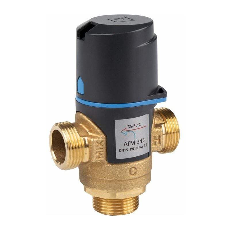 Mitigeur thermostatique atm 343 - DN20 - Plage de réglage 35 - 60°C