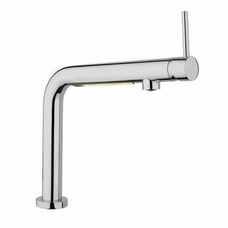 MITIGATEUR MONOCOMMANDE ÉVIER AVEC ÉCLAIRAGE LED ARGENTINE Dimensions : Chrome