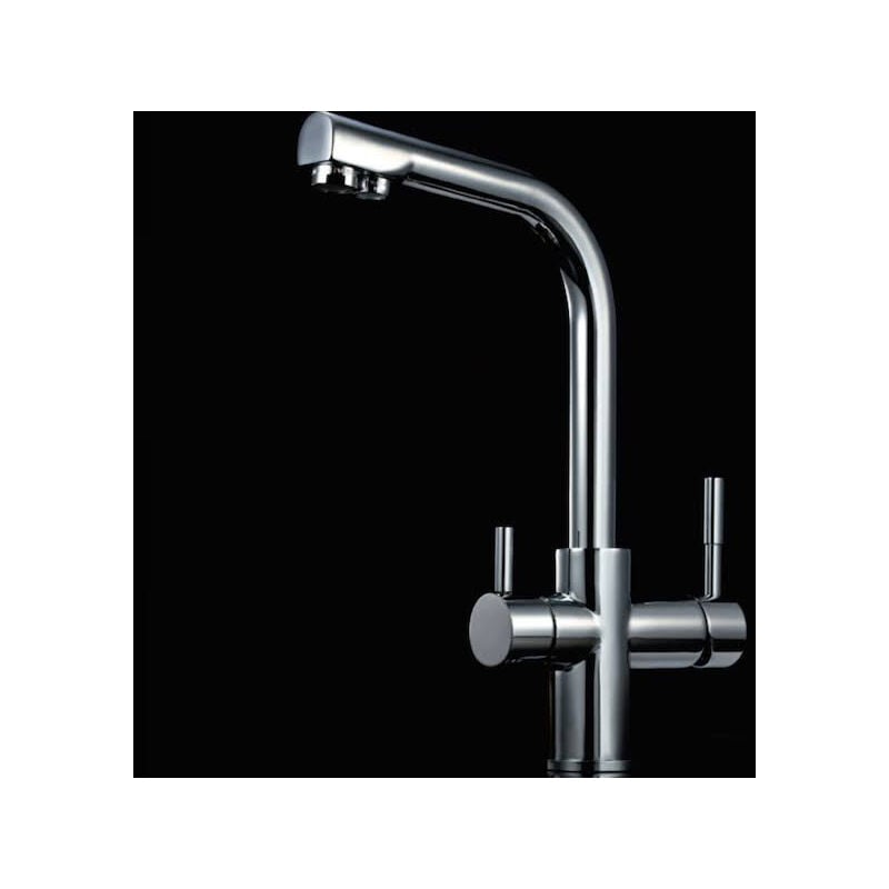 Hydropure - Robinet mitigeur 90° chromé avec sortie -Eau filtrée- MIT90