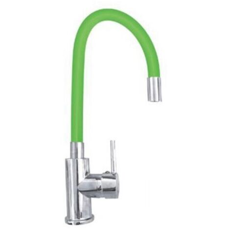 MITIGEUR À BEC HAUTEMENT FLEXIBLE ROBINET DE CUISINE MONOCOMMANDE VERT 1987-4