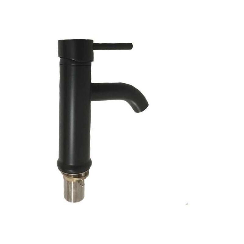 

Grifo monomando Ary de latón negro para lavabo de mesa