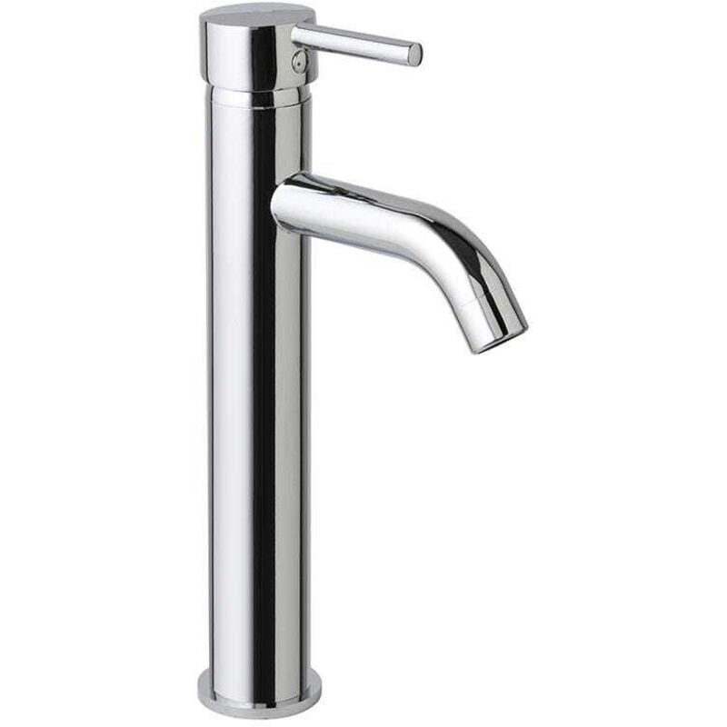 Kiamami Valentina - Mitigeur Avec Bec Haut Chromé Pour Lavabo D'appui Fassa