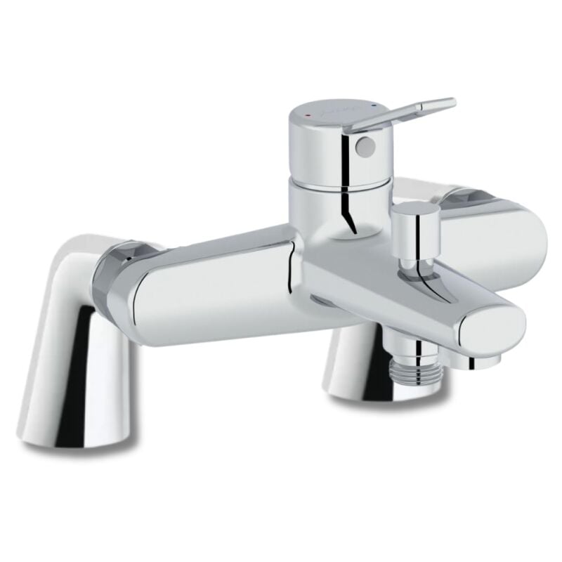 Mitigeur baignoire mécanique JACOB DELAFON Eo chromé avec colonnettes