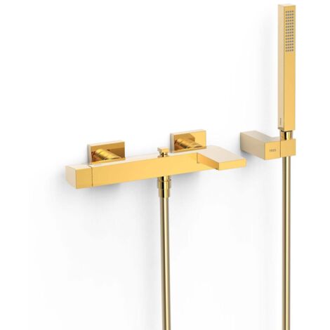 Mitigeur bain avec douchette Or SLIM COLORS - TRES - 20217001OR