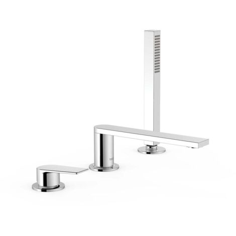 Mitigeur bain d’étagère avec douchette anticalcaire - TRES 21116101