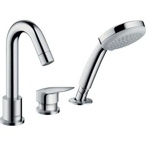 Mitigeur bain douche 3 trous HANSGROHE Logis chromé