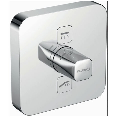 Mitigeur bain/douche à encastrer PUSH garniture avec FE soft edge chrome