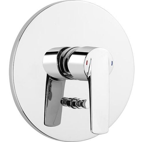 Mitigeur bain/douche encastré Heinrichschulte Alpha 300, rosace Ø 178 mm, chromé
