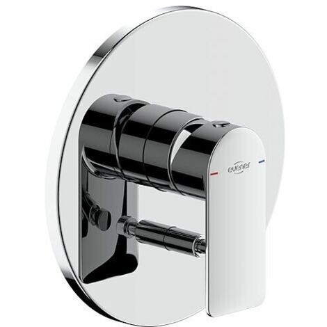 Mitigeur bain/douche encastré Nomoro, rosace Ø 178 mm, chrome
