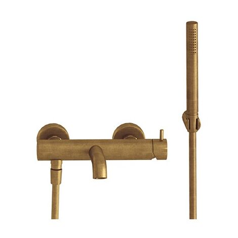 Mitigeur bain-douche et Kit douchette Vieux Bronze TRIVERDE - CRISTINA ONDYNA TV18092