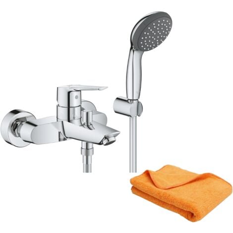 GROHE Start Mitigeur baignoire monocommande avec set de douche montage mural 23413002