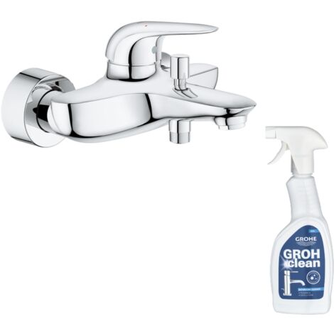 Mitigeur bain douche mécanique GROHE Quickfix Wave 2015 + nettoyant GrohClean
