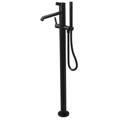 Mitigeur bain douche monocolonne chromé noir brossé PVD Piega - CRISTINA ONDYNA PA18975I