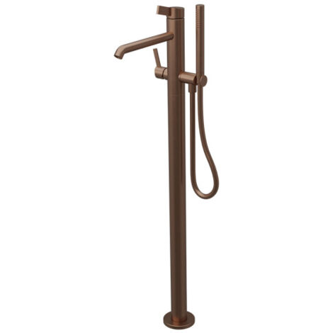 Mitigeur bain douche monocolonne or rose brossé PVD Piega - CRISTINA ONDYNA PA18934I