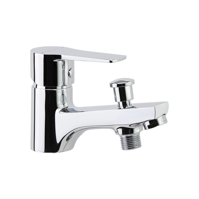 Mitigeur bain-douche monotrou Chromé titanium nf avec inverseur