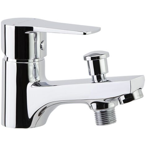 Mitigeur bain-douche monotrou Chromé TITANIUM NF avec inverseur