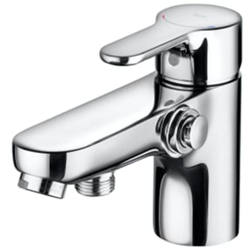 Mitigeur bain-douche L20 monotrou avec inverseur automatique - Chromé - Roca - A5A0509C00