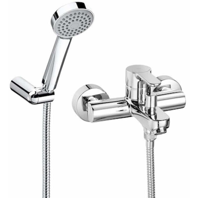 L20 - Mitigeur de baignoire avec accessoires, chrome A5A0109C02 - Roca