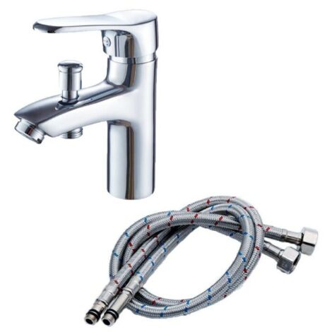 Mitigeur Bain-Douche - Remplissage Rapide, Butée Éco-Stop - Chromé