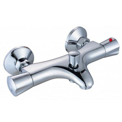 Mitigeur bain douche robinet thermostatique chromé