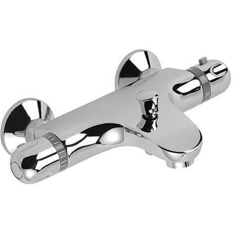 Mitigeur bain douche thermostatique chromé NF anti brulure