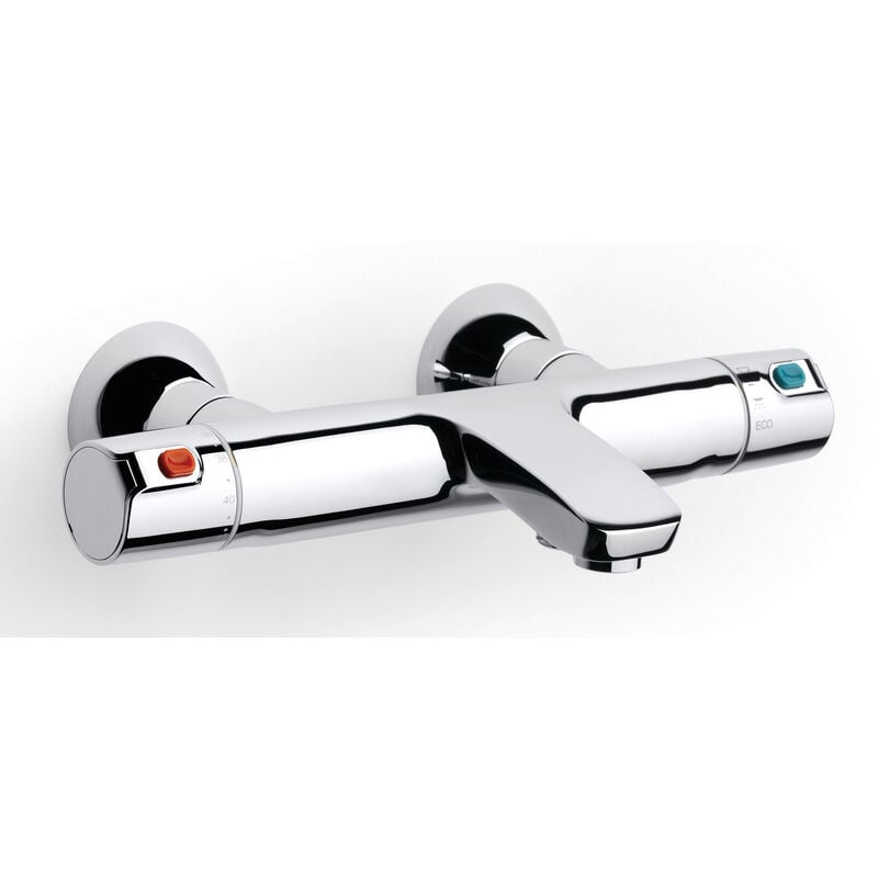 Mitigeur bain-douche thermostatique T-500 mural Roca A5A1E18C0F